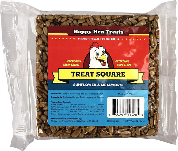 Happy Hen Treats Mealworm and Sunflower Treat for Pets, 6.5-Ounce