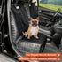 Reliadura Front Seat Covers for Dogs, Waterproof Leather Dog Car Seat Cover, Full Coverage Nonslip Scratchproof Pet Car