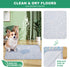 4 Pack 18"x24" Qeils Pee Pads for Dogs, Reusable Puppy Pads Super Absorbent Leakproof Dog Wee Wee Pads, Anti-Slip Potty