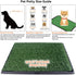 Dog Grass Pad with Tray 25"X20", Artificial Grass for Potty Training, Indoor Outdoor Dog Pee Grass Litter Box
