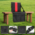 SANLIKE Stadium Seats for Bleachers with Back Support Portable Folding Bleacher Seats with Cushion Storage Pouch, Wide