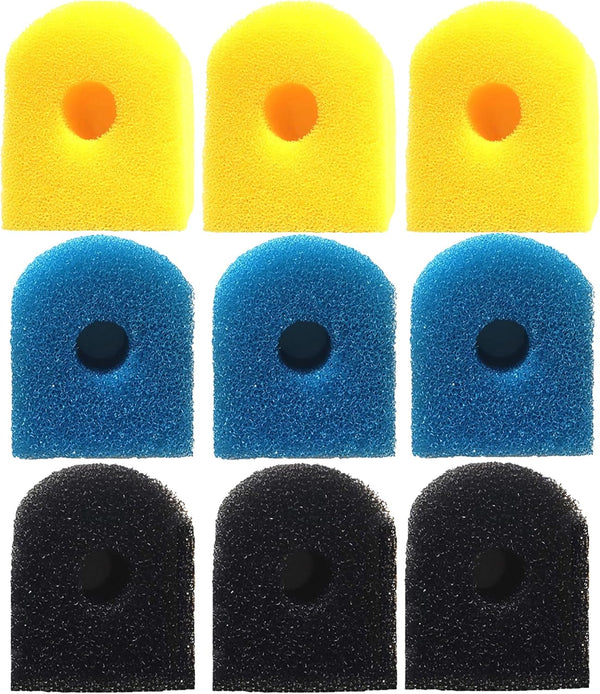 Filter Intake Sponge for Kulife Sponge Filter, 9-Pack for Aquarium Fish Tank