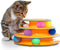 Catstages Tower of Tracks Cat Toy 3-Level Track Tower with 6 Balls,