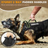 WINSEE Service Dog in Training Vest, Tactical MOLLE Vest for Large Dog, 10 Pet Patches, 2 Handles