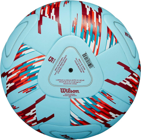 5 Wilson NCAA Vanquish Soccer Ball - Size (Blue/Red/White)