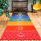 Neasyth Mexican Yoga Mat Beach Picnic Blanket, Chakra Meditation Mat, Sunscreen Shawl, Boho Pilates 59 in (Polyester
