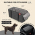 11lbs, BurgeonNest Center Console Small Dog Car Seat - Portable Pet Cat Puppy Booster Armrest Carseat Up