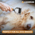 Pet Dematting Comb for Dogs and Cats - Wooden Handle Deshedding Rake for All Hair Types