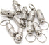 AUEAR Pet ID Tags, Stainless Steel Personalized Name Address Cell Phone Number Anti-Lost (10 Pack)
