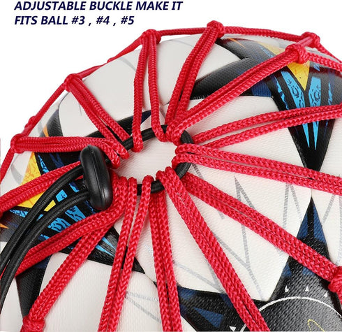 PodiuMax Hands-Free Soccer Kick/Throw Trainer, Adjustable Waist Belt & Cord, Fits Ball Size 3, 4, 5
