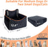 30 lbs, Dog Car Seat for Medium Sized Dogs Safety Dog Booster Seat for Small Dogs Hooks to The Seatbelt & with Elevated