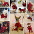 SCENEREAL Dog Pajamas for Small to Large Dogs, Warm Puppy Onesie Outfits for Winter Christmas - Dog Jammies Pjs