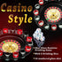 Set 16pcs 2 Hiboom Shot Glass Roulette Game and Drinking Dice - Glasses and Balls for Adults, Family Gathering, Bar