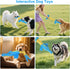 Homounter Dog Toys Cute Crocodile Squeaky Plush Pet Toy for Small to Large Breeds Interactive Chew Toy with Whistle