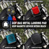 Golf Bag Metal Landing Pads for Magnetic Golf Towel - Quick Access to Golf Equipment and Accessories, Golf Gift