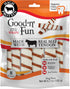 GOOD 'N' FUN Triple Flavor Wraps with Beef Tendon Chews, High-Protein Dog