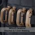 XTACER Tactical Multipurpose Small D-Ring Locking Hook - Set of 10 for Molle Webbing