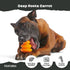 Barkbox Super Chewer Tough Dog Chew Toys, Treat Dispensing for Aggressive Chewers, Carrot - Small