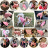 Jecikelon Dog Clothes, Soft Puppies Sweater for Winter, Warm Outfit for Small Dogs XXS XS, Cat Apparel (Pink, XXS)