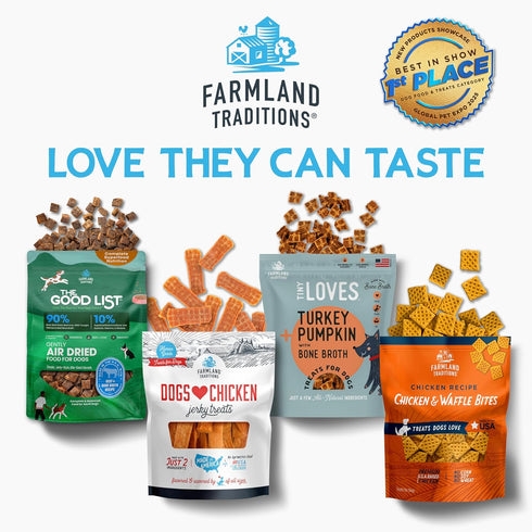 Farmland 3 lb. Traditions Filler Free Dogs Love Chicken Premium Jerky Treats for Dogs, Bag