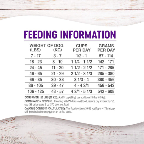 Wellness Complete Health Dry Dog Food with Grains, Natural Ingredients, Lamb & Barley, 5-Pound Bag for Adult Dogs