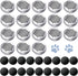 18 Pack Dog Scent Work Tins Training Kit - Magnetic Dots and Containers for Dogs Training with Metal Box