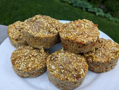 Small Joys Organic Birdie Bread Mix for Parrots with Freestanding Baking Cups, Human-Grade Ingredients, Easy Homemade