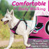 Eagloo Small Dog Harness, No Pull Service Vest with Reflective Strips and Control Handle, Adjustable and Comfortable,