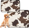 Haskirky Cow Print Washable Pee Pads for Dogs, 2 Pack Non-Slip Reusable Dog