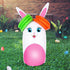 34 6 ArtCreativity Easter Games Bunny Inflatable Ring Toss with Rings, Easter Games for Kids - Weighted Bottom to Keep