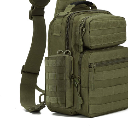 FRTKK 2 Pack Molle Pouches - Tactical Compact Water-Resistant EDC Utility Pouch Bag