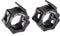 Power Systems Lock-Jaw Olympic Barbell Collar for Olympic Bars, 2-Pack, Black