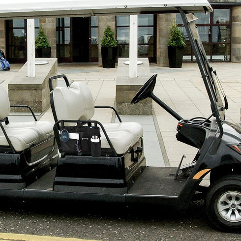 Xxerciz Golf Cart Rear Seat Organizer, Lightweight Folding Storage Bag for EZGO, Yamaha, Club Car