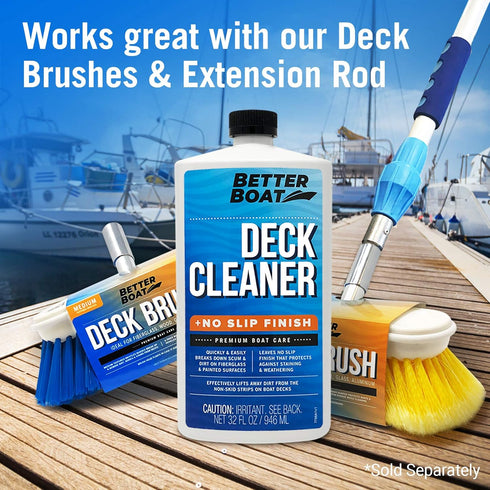 Better Boat Boat Deck Cleaner for Non-Skid Strips on Fiberglass, Vinyl, Aluminum and Pontoons, Marine Grade Deck Wash