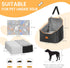 30lb, HiPetpy Dog Car Seat for Small Dog, Booster Seat for Dogs Under Elevated Pet Seat with Pockets, Anti-Slip Bed