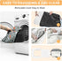 30 lbs, Dog Car Seat for Small Medium Dogs Under Fully Detachable and Washable Cat Booster Car Seats for Front & Black