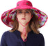 Packable Extra Large Brim Floppy Sun Hat - Reversible UPF 50+ Beach Sun Bucket Hat