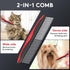 Tpotato Deshedding Dog Brush for Long Haired Dogs Cats,Undercoat Shedding Rake for Dematting Detangling Tangles Matted