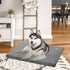 EMPSIGN Stylish Dog Bed Mat, Reversible (Cool & Warm), Waterproof Linings, Removable Machine Washable Cover, Grey, for