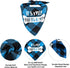 VIPITH Double Sided Cotton Dog Birthday Bandana Girl Boy, Washable Reversible Plaid Painting Dog Scarf Bibs for Small