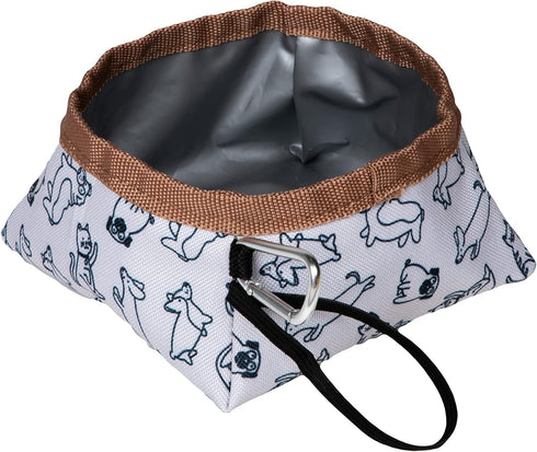 Sport Pet Travel Bowls - Soft Fabric 2pk for Convenient Feeding