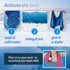 8-Pack Menjo Outdoors Cooling Towels for Neck & Face. Quick-Dry Workout Towels, Sweat-Wicking for Yoga, Gym, Running