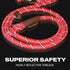 TwoEar 1/2" x 6FT Dog Slip Rope Leash, Heavy Duty Training Leash with Highly Reflective Threads for All Dogs