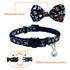 Halloween Cat Collar with Bell, 2 Pack Holiday Jack-O-Lantern and Candycorn Collar for Male Female Kittens
