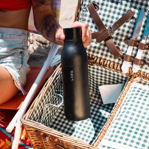 LARQ Bottle Twist Top 25 oz - Insulated Stainless Steel Water Bottle, BPA Free, Reusable for Camping, Office, and