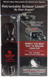 (70-0005) North American Rescue Retractable Scissor Leash with Clip (Black) NAR Lightweight Lanyard Leash for Medical