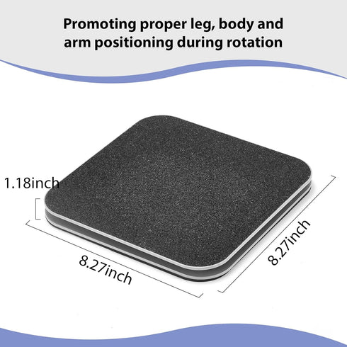 Syhood Figure Ice Skating Spinner Improves Metal Training Aid Dance Turning Board for Ice Skaters Gymnastics Dance