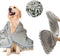 Patas Lague Extra Large Dog Towel, 35''x15'' Quick Drying Microfiber Shammy Towel for Dogs & Cats