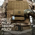 Pack Hammock LIVANS Molle IFAK Micro Trauma Pouch, Tactical First Aid Belt IFAK Bag Medical EMT Emergency Survival Med