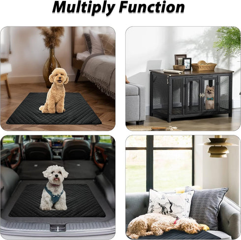 DOPLUSDO 34"x36" Washable Pee Pads for Dogs Reusable Puppy Pad Pet Training Pads, Waterproof Mat Non-Slip, Dog Pee Pad